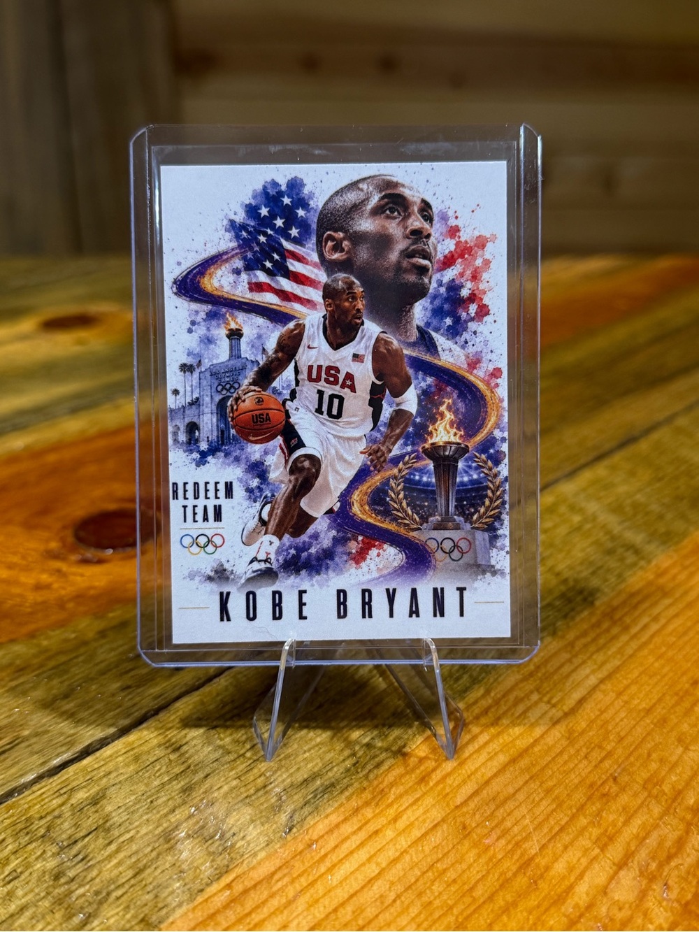 Kobe Bryant Team USA Custom Basketball Trading Card